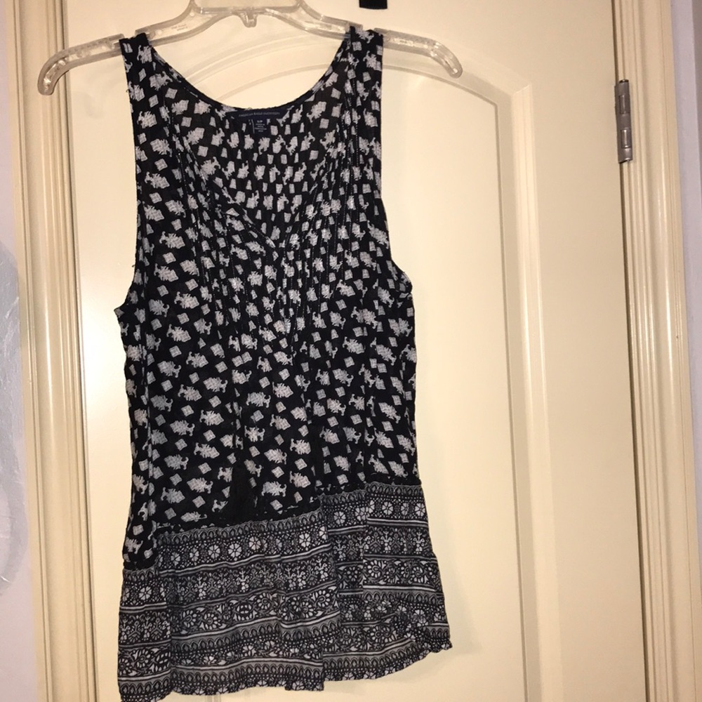 patterned blouse